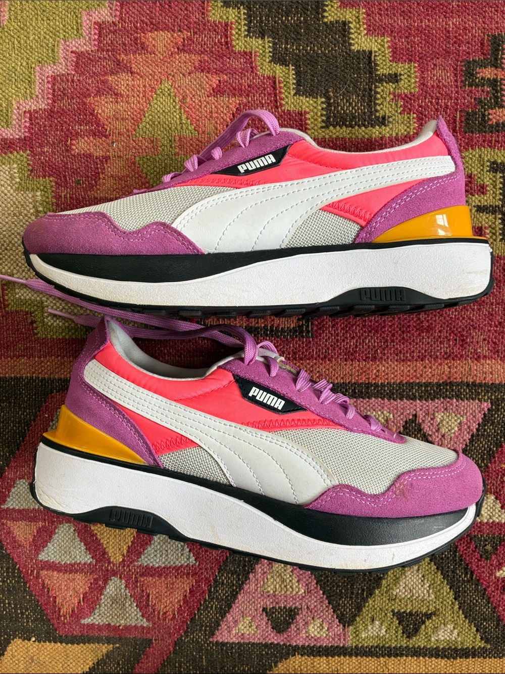 Puma platform sneakers size 8
